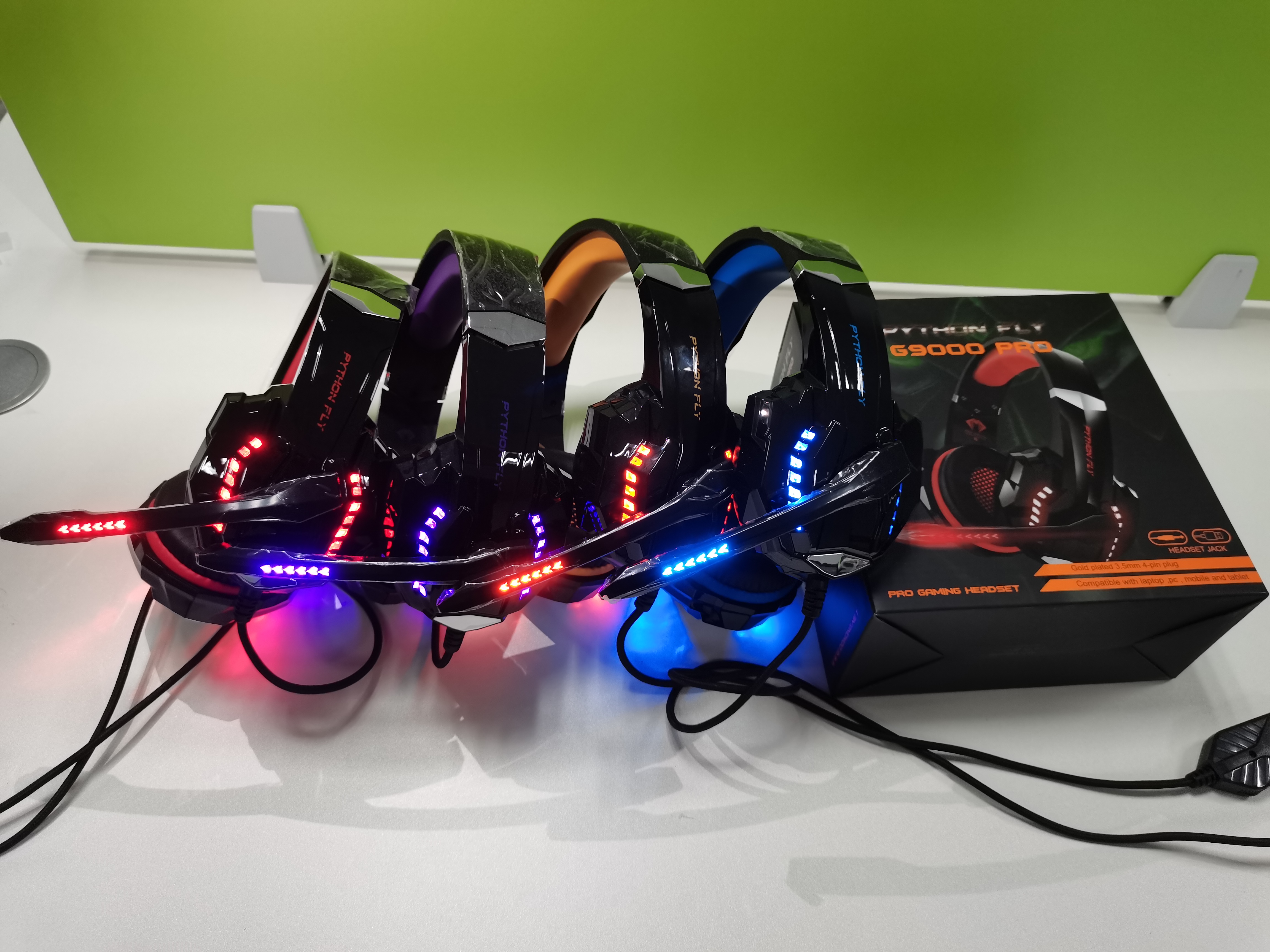 G9000PRO OEM gaming headset packaging customization for private label launch